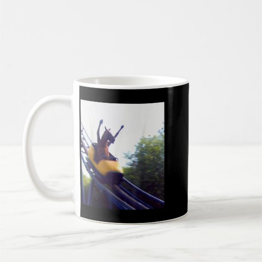 Wacky Horse Riding Roller Coaster Meme Internet Fu Kaffeetasse (Links)