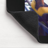 Wacky Horse Riding Roller Coaster Meme Internet Fu Mousepad (Ecke)