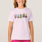 Wacky Rabbits Cartoon Baker T-Shirt (Vorderseite)