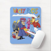 Wacky Races 60s 70s 90s 80s Cartoon Scifi Retro Mousepad (Mit Mouse)