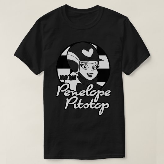 Wacky Races Penelope Pitstop  T-Shirt (Design vorne)