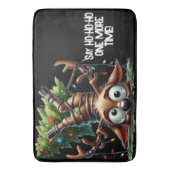 Wacky Reindeer Bath Mat Badematte (Vorderseite Vertikal)