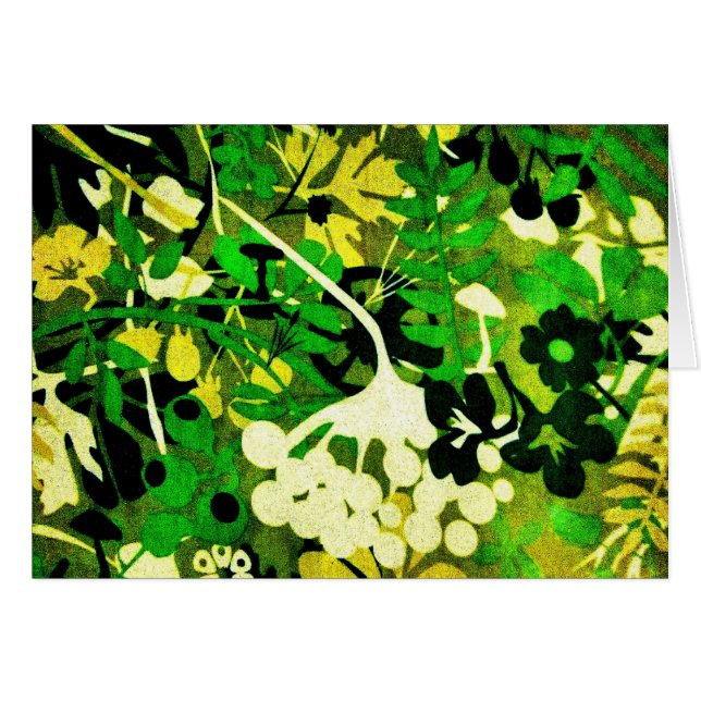 Wacky Retro Floral 1 (Vorderseite (Horizontal))