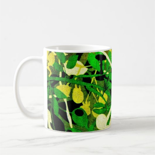 Wacky Retro Floral 1 Kaffeetasse (Links)