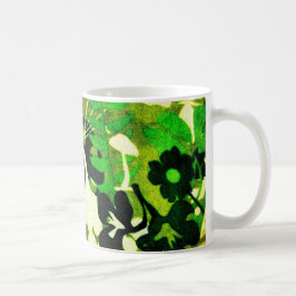 Wacky Retro Floral 1 Kaffeetasse
