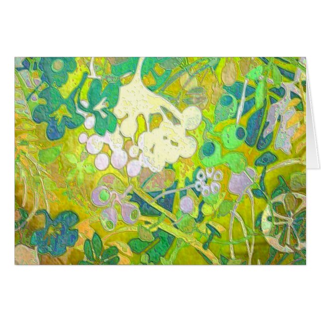 Wacky Retro Floral 2 (Vorderseite (Horizontal))