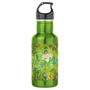 Wacky Retro Floral 2 Edelstahlflasche