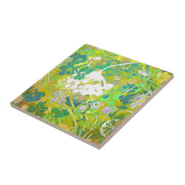 Wacky Retro Floral 2 Fliese