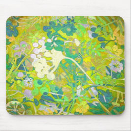 Wacky Retro Floral 2 Mousepad