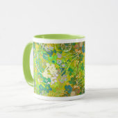 Wacky Retro Floral 2 Tasse (Vorderseite Links)