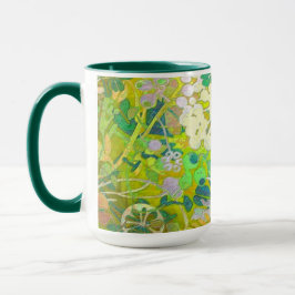 Wacky Retro Floral 2 Tasse