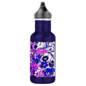 Wacky Retro Floral Edelstahlflasche (Rechts)
