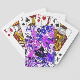 Wacky Retro Floral Spielkarten