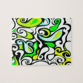 Wacky Retro Swirl 3 Puzzle (Horizontal)