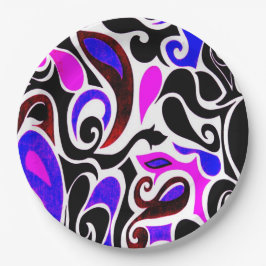 Wacky Retro Swirl Paper Teller