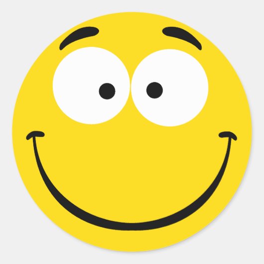 wacky runder aufkleber (Vorderseite)