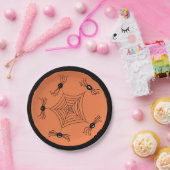 Wacky Spiders Halloween Pappteller (Party)