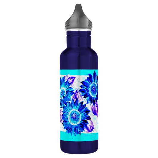 Wacky Sunblumen Edelstahlflasche (Links)