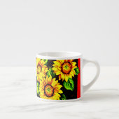 Wacky Sunblumen Espressotasse (Rechts)