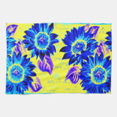 Wacky Sunblumen Geschirrtuch (Horizontal)