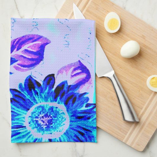 Wacky Sunblumen Handtuch (Viertel Falte)