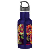 Wacky Sunblumen Trinkflasche (Rückseite)
