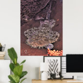Wacky Weird Wobbegong Poster (Heimbüro)