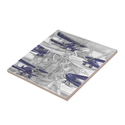 Waco Biplane Fliese (Seite)