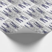 Waco Biplane Geschenkpapier (Ecke)