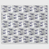 Waco Biplane Geschenkpapier (Flach)