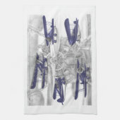 Waco Biplane Küchentuch (Vertikal)