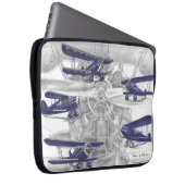 Waco Biplane Laptopschutzhülle (Vorne Rechts)