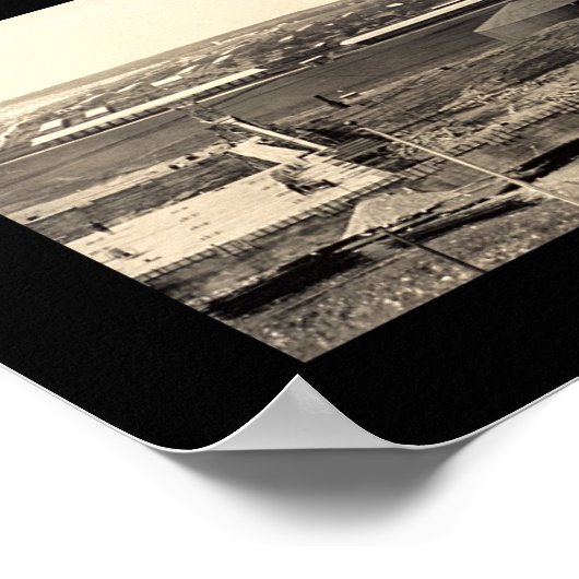 Waco Camp MacArthur Foto 1918 Poster (Ecke)