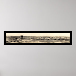 Waco Camp MacArthur Foto 1918 Poster