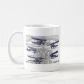 Waco-Doppeldecker Kaffeetasse (Links)