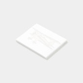 Waco-Doppeldecker Post-it Klebezettel (angewinkelt)