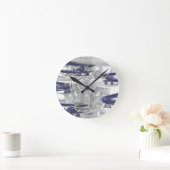 Waco-Doppeldecker Runde Wanduhr (Zuhause)