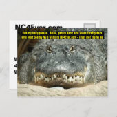 Waco Firefighter Postkarte (Vorne/Hinten)