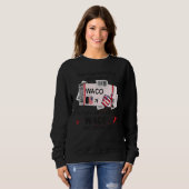 Waco Girl Waco Boarding Pass Sweatshirt (Vorne ganz)