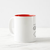 Waco-Kalligraphie-Innungs-Tasse Zweifarbige Tasse (Vorderseite Links)