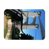 Waco Suspension Bridge Postcard Magnet (Horizontal)