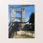 Waco Suspension Bridge Postcard Puzzle (Vertikal)