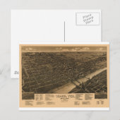 Waco Texas 1886 Postkarte (Vorne/Hinten)