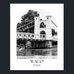 Waco Texas Arch Foto Print Poster<br><div class="desc">Waco Texas Arch Foto Print</div>