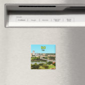 Waco Texas Brazos River Downtown Vintag Magnet (In Situ (Geschirrspüler))