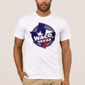 Waco Texas Fahne zerplatzen Hemd T-Shirt (Vorderseite)