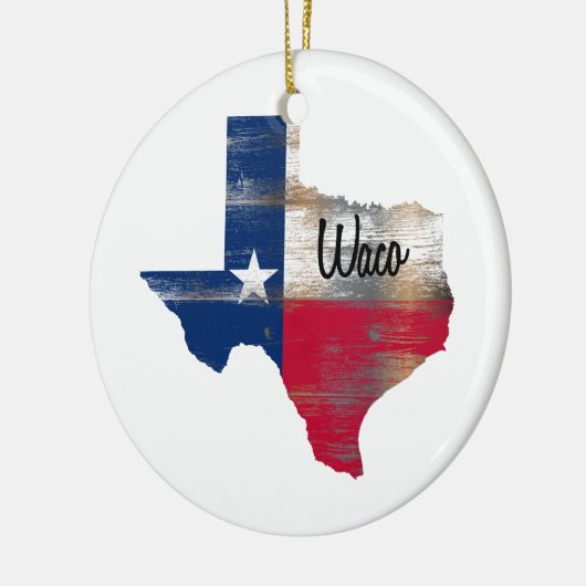 Waco Texas Keramik Ornament (Links)