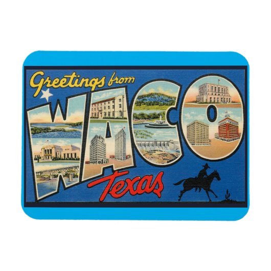 Waco Texas Magnet (Horizontal)