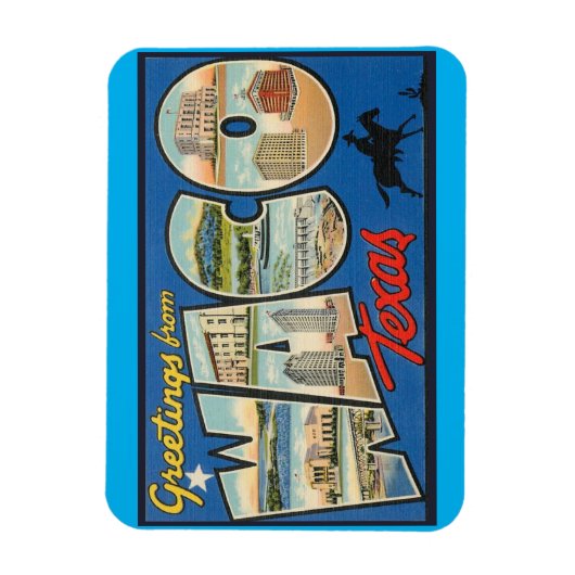 Waco Texas Magnet (Vertikal)