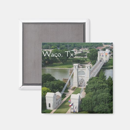 Waco, Texas-Magnet Magnet (Vorderseite/Rückseite)